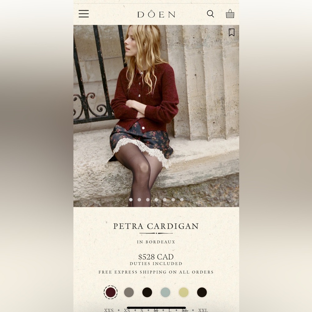 DÔEN Petra cardigan - Picture 11 of 13